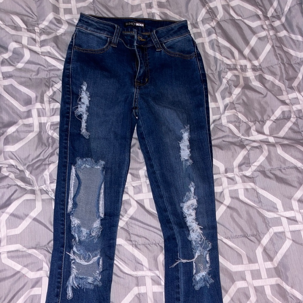 Never worn fashion nova jeans